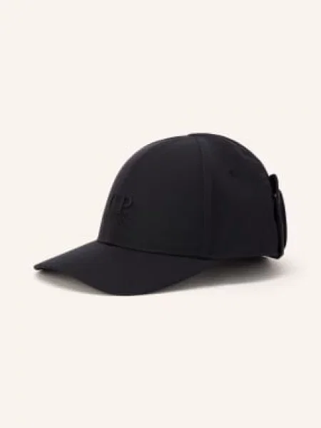 C.P. Company Czapka Z Daszkiem Chrome-R schwarz czarna
