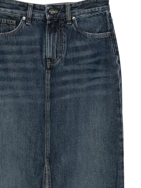 Fustă din denim Liu Jo albastru