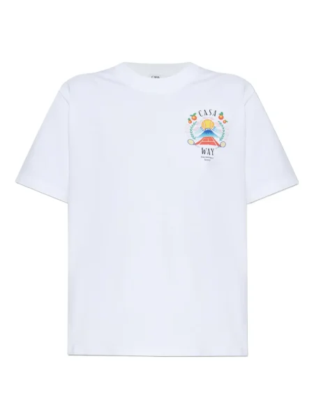 Tricou Casablanca cu imagine alb