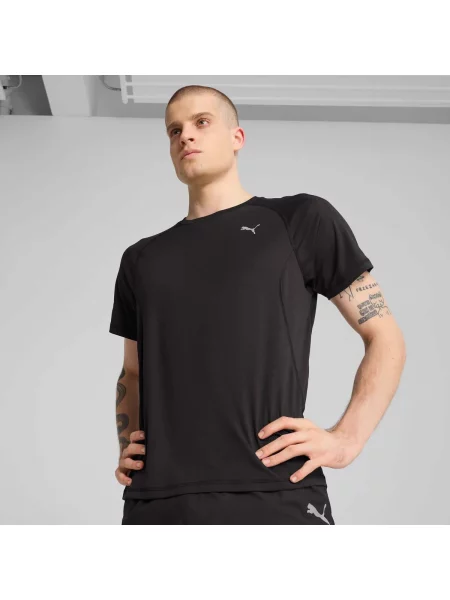 Běžecké tričko PUMA Run Velocity Tee Poly puma černá