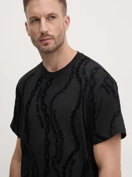 Tricou Versace Jeans Couture negru