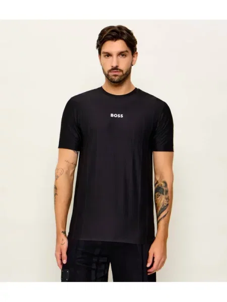 BOSS GREEN Tricou TS_TOC Serve 1 negru