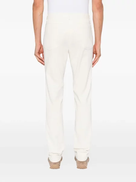 Pantaloni Corneliani conici alb