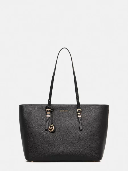 MICHAEL Michael Kors geantă de piele QUINN negru