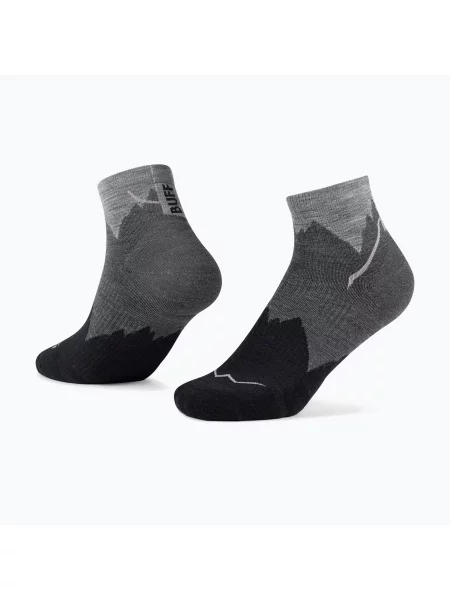 Легкий носки Buff из шерсти мериноса черные