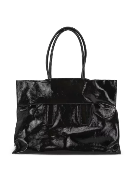 Geantă shopper Armarium din piele negru