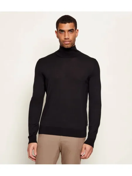 Pulover Boss Black de lână negru