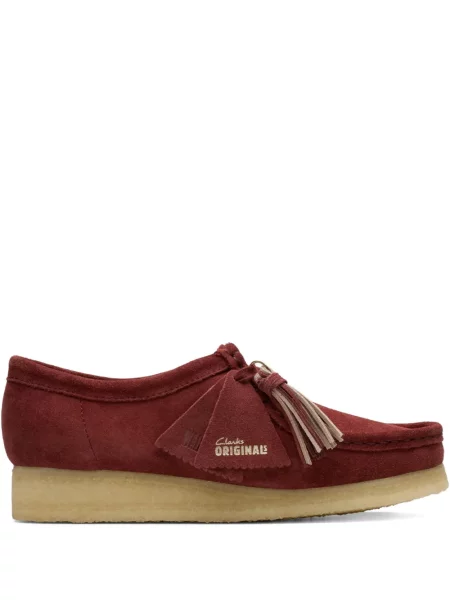 Pantofi derby Clarks Originals roșu