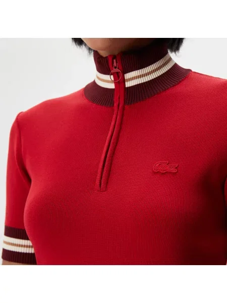 Lacoste Sukienka Lacoste czerwona