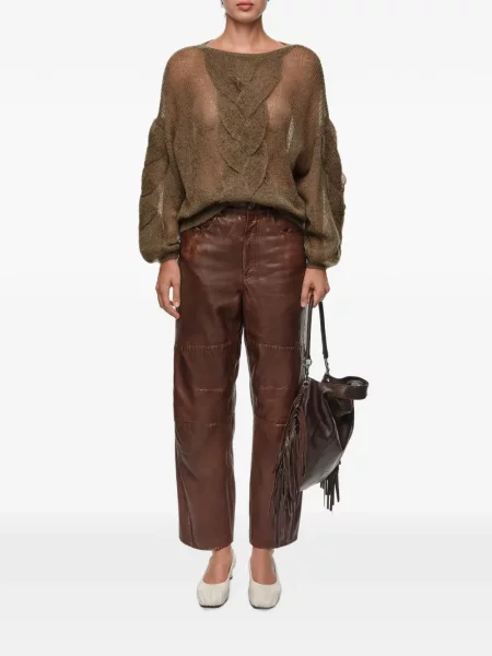 Pulover Bimba Y Lola de mohair verde