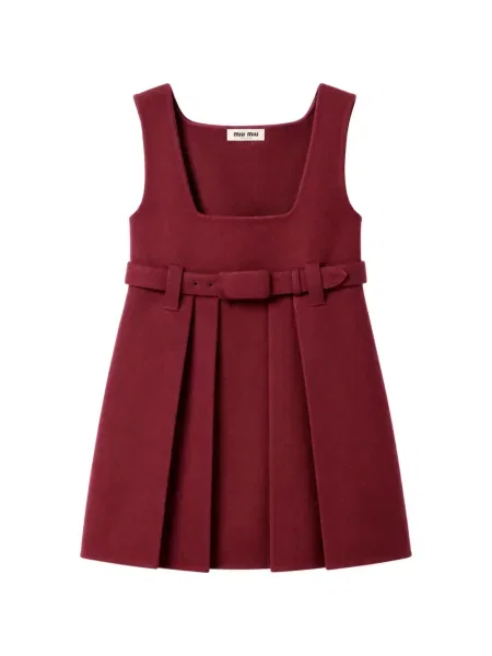 Ceruit rochie Miu Miu de lână roșu