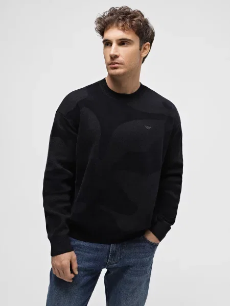 Emporio Armani Джемпер Темно-синій синій