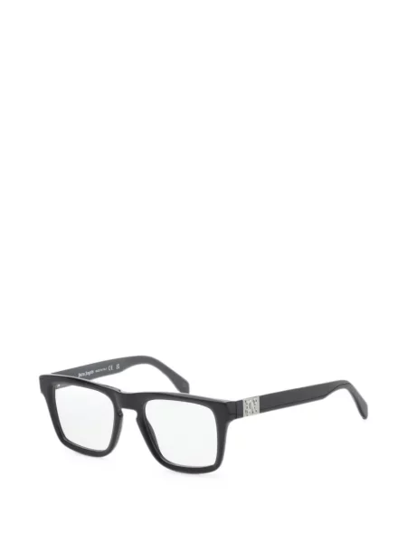 Слънчеви очила Palm Angels Eyewear с автограф черно