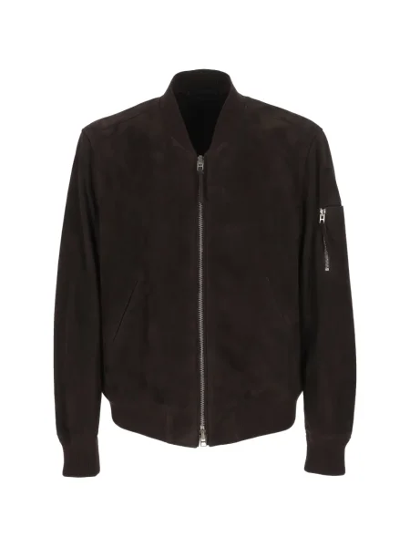 Велурено яке тип бомбър Tom Ford кафяво