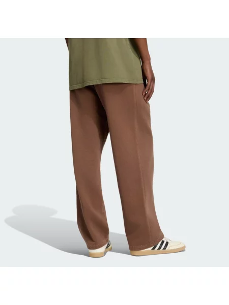 KALHOTY ESSENTIALS TREFOIL WASHED OPEN HEM hnědé