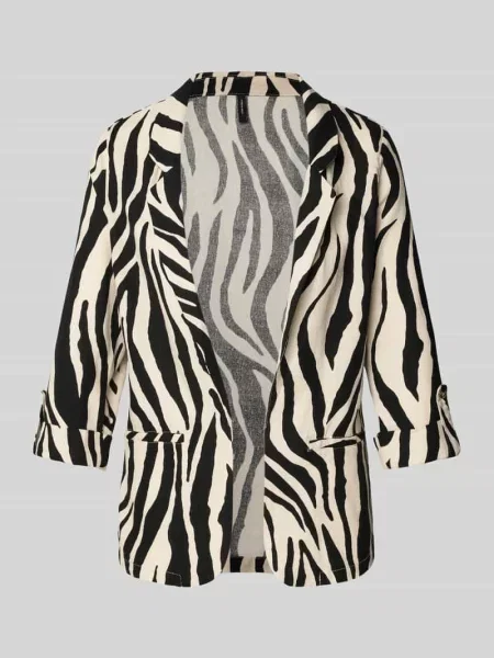 Krój loose fit krótki blezer z mieszanka i lnu model JESMILO' Vero Moda