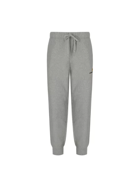 Carhartt WIP spodnie dresowe American Script Jogging Pant szare