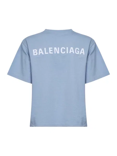 Koszulka Balenciaga niebieska