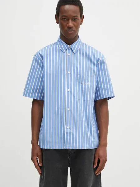 Axel Arigato camasa Daily Shirt barbati cu guler clasic relaxed