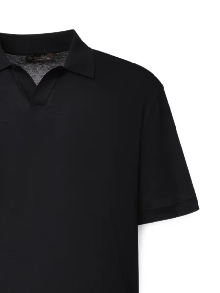 Tricou polo Loro Piana albastru