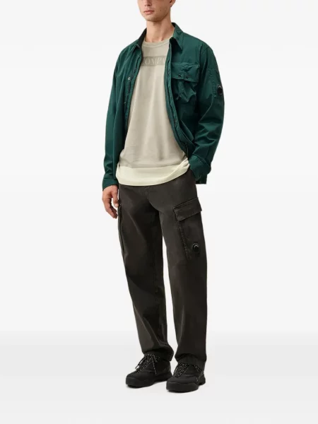 Scurt tricou C.p. Company din jerseu cu autograf