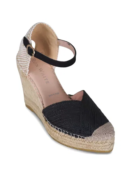 Espadrile Ron White cu pană alb