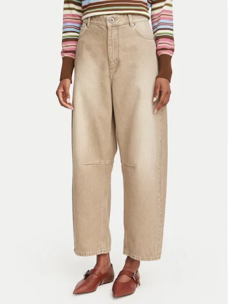 Weekend Max Mara Jeansy Arcadia Boyfriend Fit beżowy