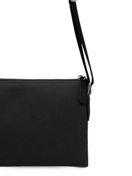 Body Lacoste cu autograf negru