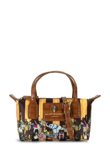 Kurt Geiger London torebka crossbody Sloane brązowa