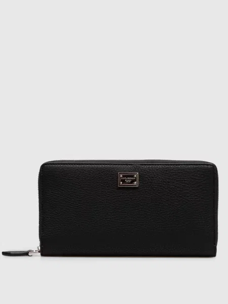 Кожаный кошелек Dolce&gabbana черный