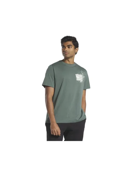 Tricou Reebok Sport scurt verde