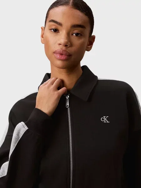 Махровый свитер Calvin Klein Jeans черный