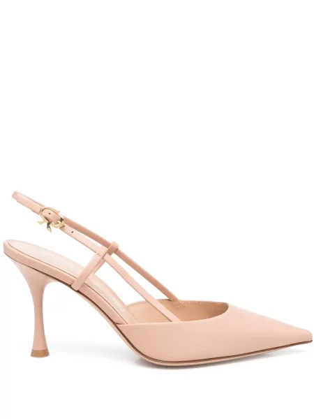 Pantofi cu toc Gianvito Rossi din piele slingback