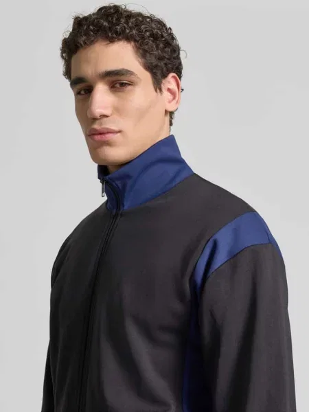 Bluza dresowa z wysoką stójką krój regular fit Kenzo czarna