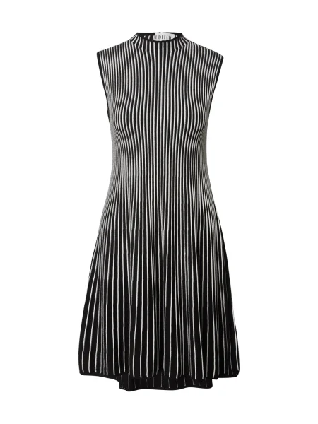 EDITED Rochie Lillesol negru alb