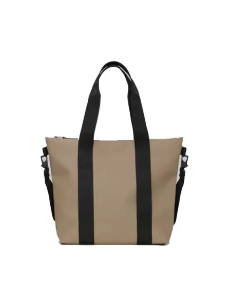 Rains torebka shopper beżowa