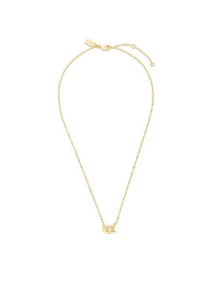 Підвіска Coach з перлами золота