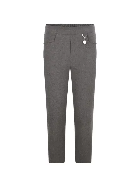 Spodnie dziecięce Zeco Schoolwear szare