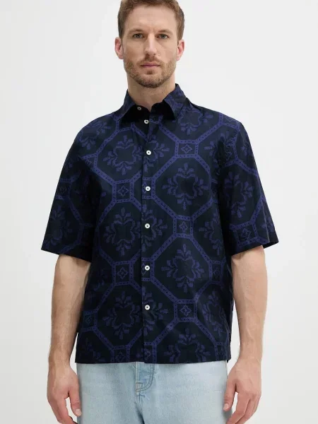 Srajca United Colors of Benetton mornarsko modra