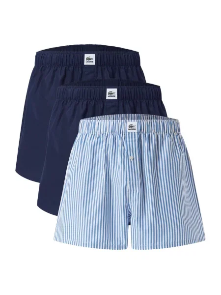 LACOSTE Boxeralsók kék / vegyes színek fehér