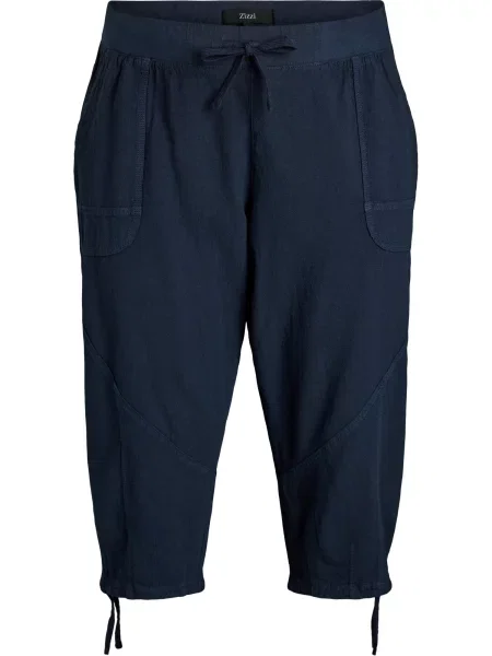 Zizzi Pantaloni Jeasy bleumarin