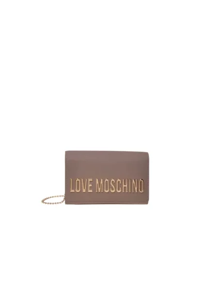 Torebka crossbody Love Moschino beżowa