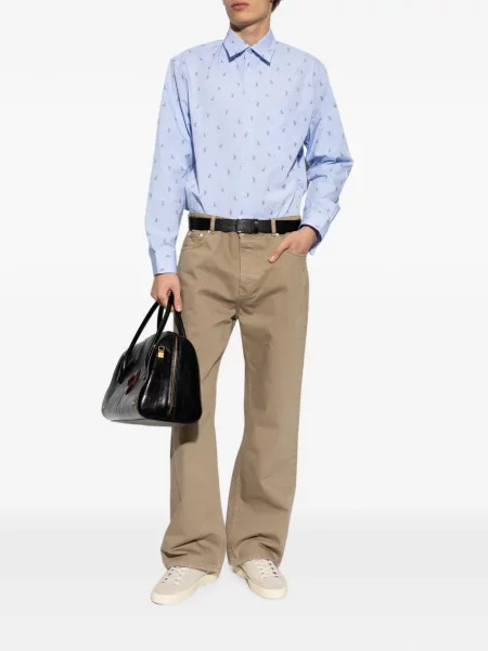 Lung cămașă Paul Smith cu imagine albastru