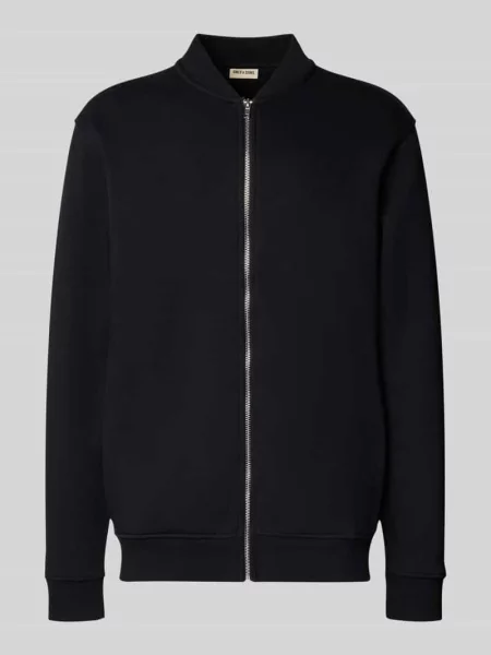 Bluza rozpinana o kroju regular fit z mieszanki bawełny model ‘CERES’ Only & Sons czarna