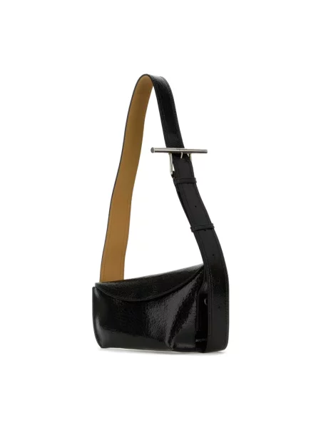 Torba crossbody Alexander Mcqueen skórzana czarna