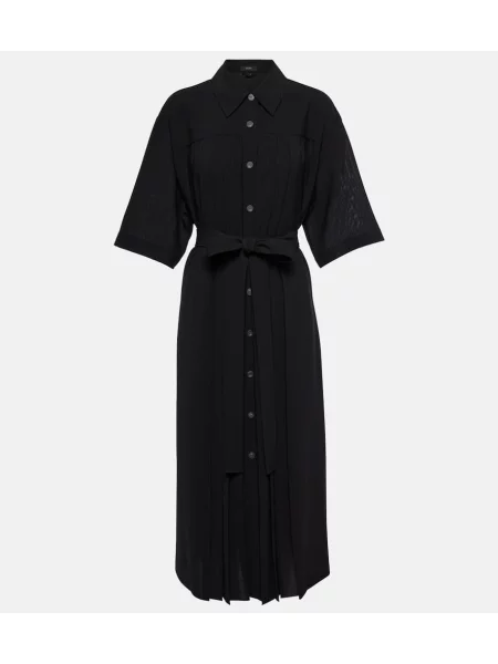Rochie midi Joseph până la genunchi de costum negru