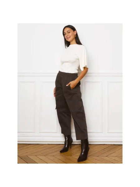Pantaloni La Modeuse maro