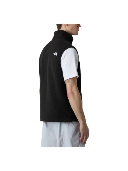 Vestă The North Face din fleece maro