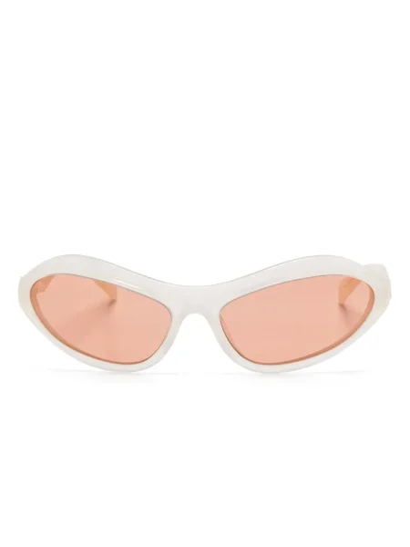 Ochelari de soare Prada Eyewear biker alb