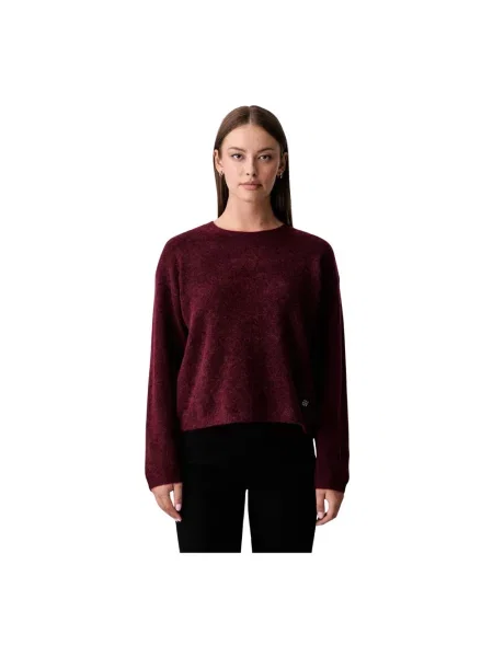 Mos Mosh sweter z wełną Mape czerwony